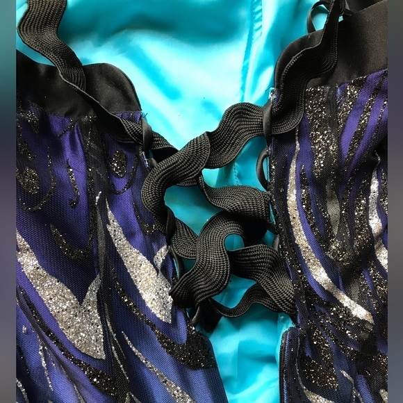 💙💜NV COUTURE SZ 6 BALLGOWN-VINTAGE c2002 PROM-PARTY SAME/NEXT DAY SHIP!💜💙 - Picture 10 of 15